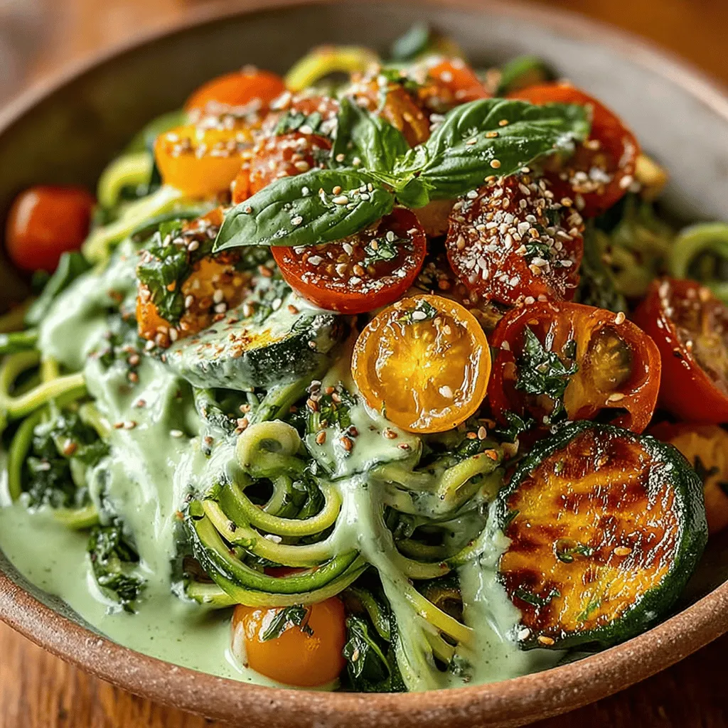 In an era where healthy eating meets culinary creativity, the Creamy Cucumber Avocado Noodle Bowl stands out as a refreshing and wholesome dish. This recipe not only caters to those looking for a light yet satisfying meal but also emphasizes the use of fresh ingredients packed with nutrients. The vibrant combination of creamy avocado, crisp cucumber, and tender zucchini noodles creates a delightful bowl that is not only visually appealing but also bursting with flavors. Perfect for lunch, dinner, or even a quick snack, this dish is versatile and easy to prepare, making it an excellent choice for individuals and families alike.