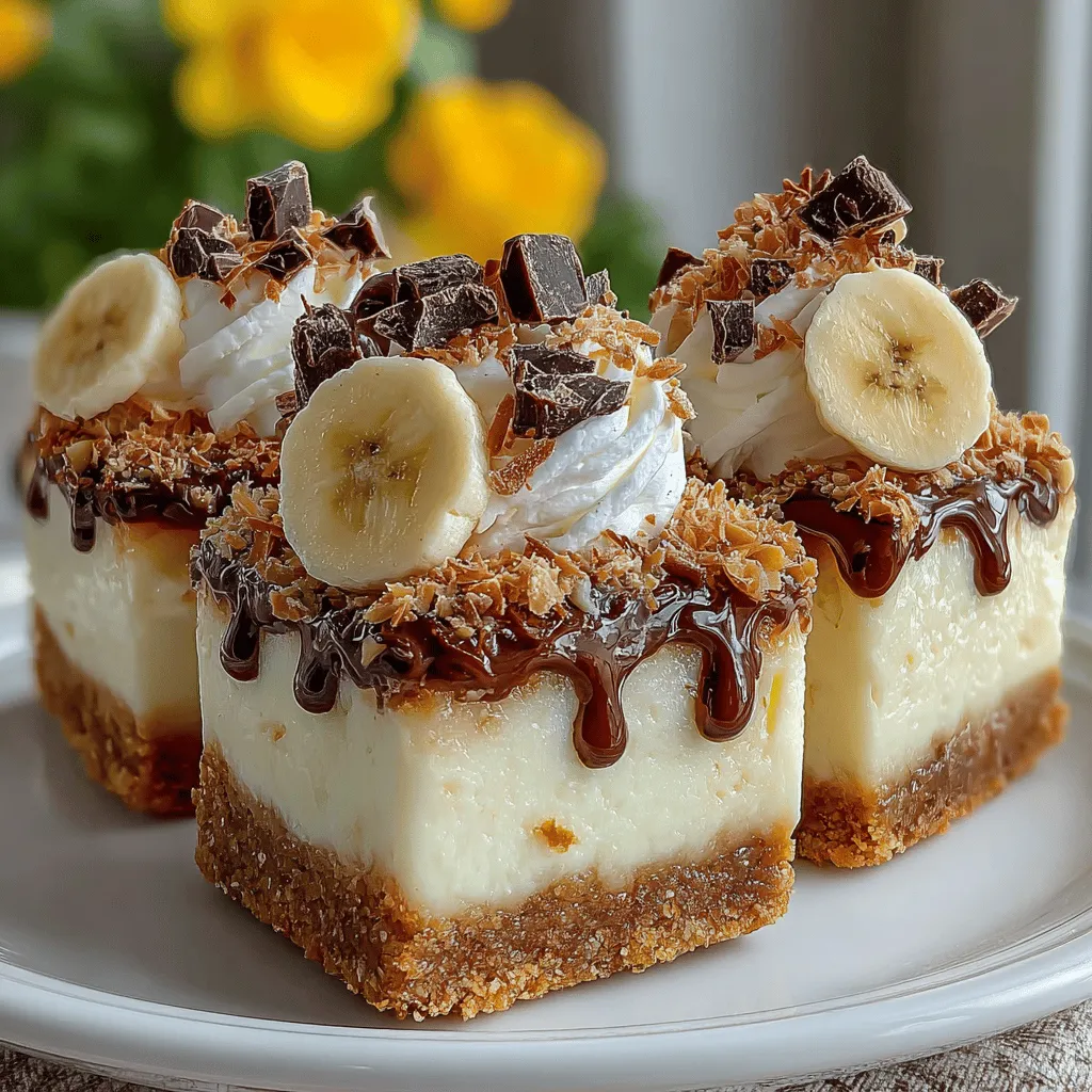 As the warm sun beckons and the days grow longer, there’s no better way to celebrate the arrival of summer than with a refreshing dessert that transports you to a tropical paradise. Enter the Frozen Banana Coconut Cream Squares—a delightful combination of creamy coconut and naturally sweet bananas, layered on a crunchy graham cracker crust. This recipe is not only a feast for the senses but also an easy-to-make treat that promises to satisfy your sweet cravings without the guilt.