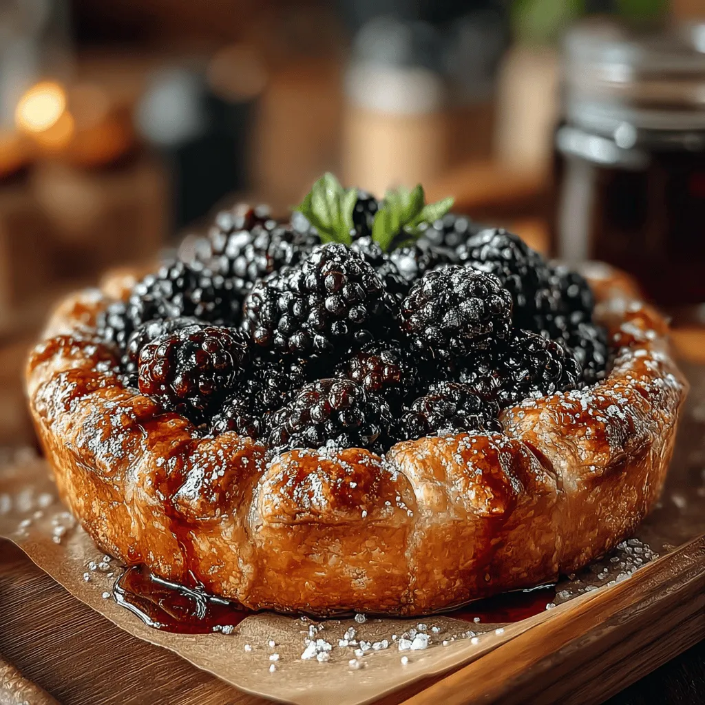 When it comes to desserts that blend simplicity with elegance, few can rival the rustic charm of a galette. This French pastry, often described as a free-form tart, captures the essence of seasonal fruits with minimal fuss and maximal flavor. The Rustic Blackberry Galette Delight is a prime example of this delightful dessert, showcasing the rich, tart flavor of fresh blackberries enveloped in a buttery, flaky crust. Whether served warm with a dollop of whipped cream or at room temperature, this galette promises to impress your family and friends while offering a taste of homemade goodness.