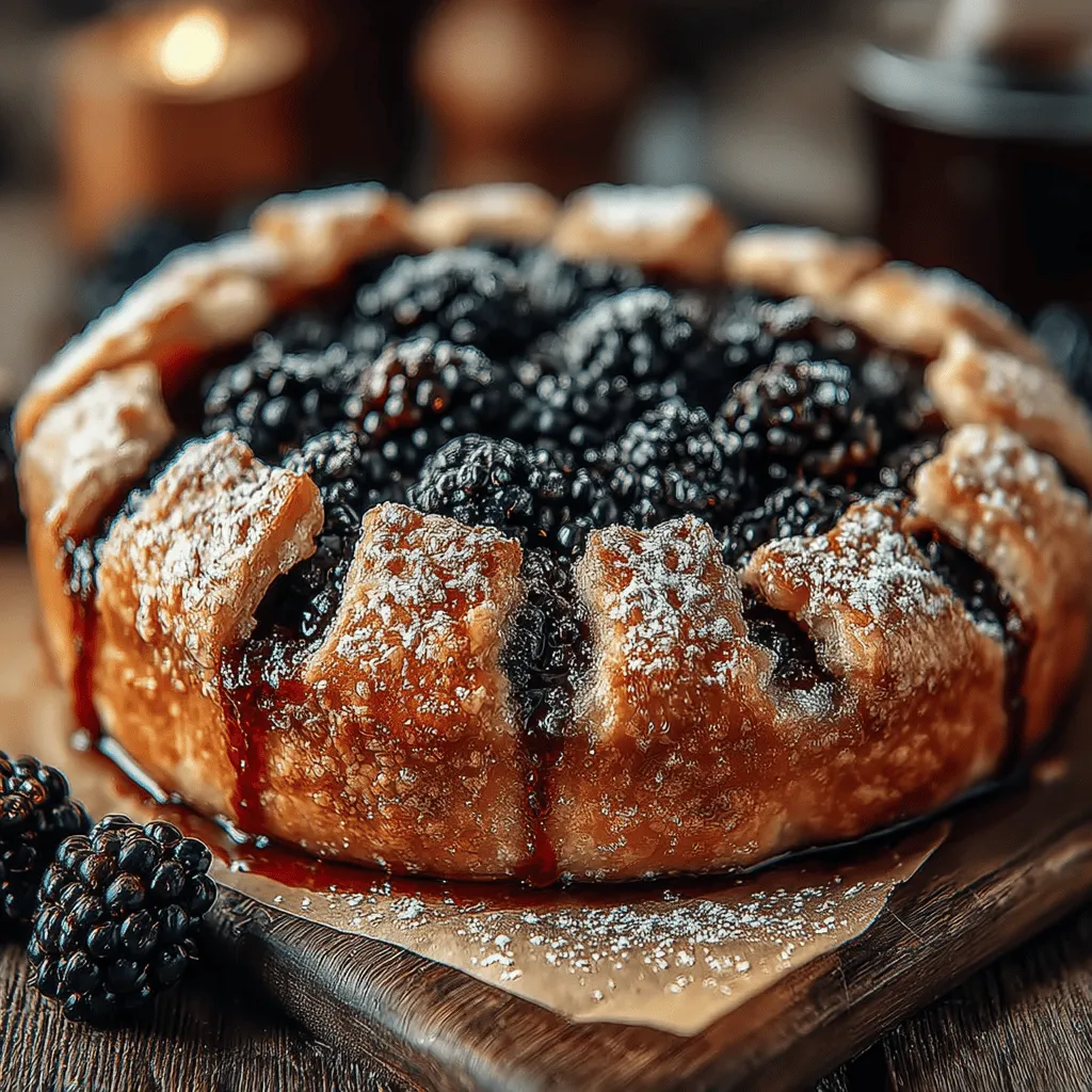 Rustic Blackberry Galette Delight