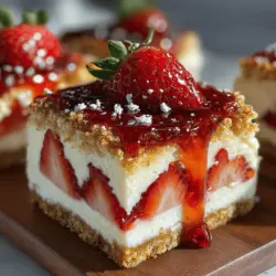 Strawberry Pretzel Delight is a delightful dessert that has captured the hearts of dessert lovers across the country. Often referred to as a dessert salad, this treat combines the best of both worlds: a crunchy, salty pretzel crust and a luscious creamy filling topped with vibrant, sweet strawberries. Its unique combination of flavors and textures makes it a standout dish at potlucks, barbecues, and family gatherings. The salty pretzel base contrasts beautifully with the smooth cream cheese layer and the juicy strawberries, creating a mouthwatering experience that leaves everyone wanting more.