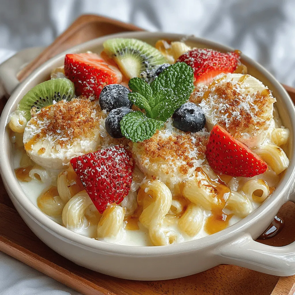 In the world of comfort food, few dishes hold a candle to the classic mac and cheese. This creamy, cheesy staple has warmed hearts and filled bellies for generations, embodying the essence of home-cooked goodness. Yet, as culinary creativity continues to flourish, food enthusiasts are constantly on the lookout for innovative ways to reimagine beloved classics. What if we could elevate this cherished dish into something truly extraordinary? Enter the Fruity Dreamland Pizza Mac and Cheese—a vibrant fusion that marries the comforting richness of mac and cheese with the playful brightness of fresh fruits.