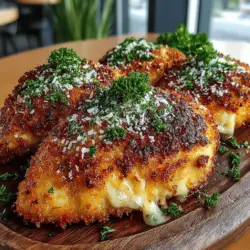 Cheese-Crusted Crispy Chicken Delight