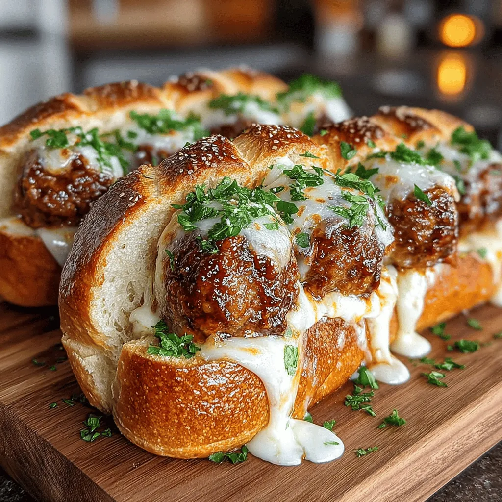 Savory Oven-Baked Meatball Subs