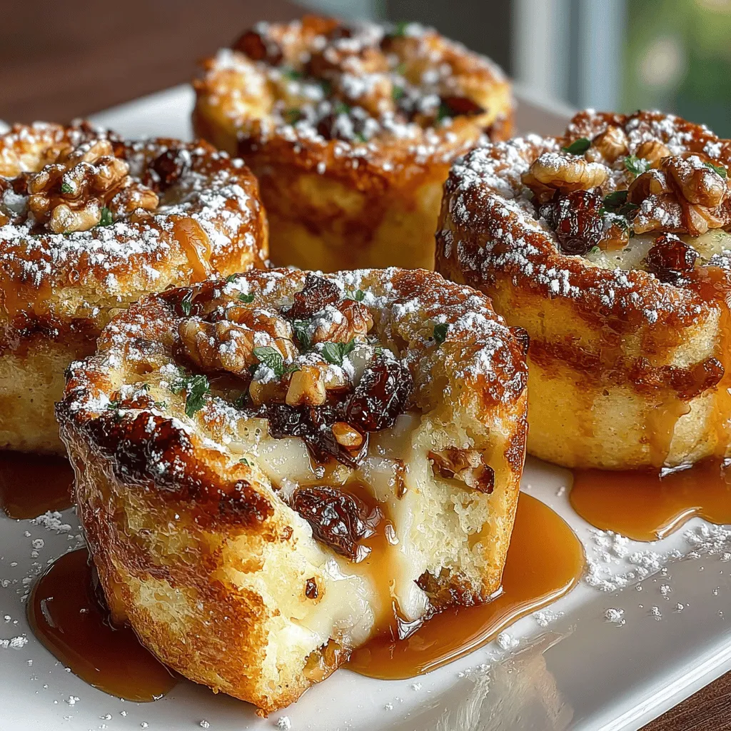 Apple Cinnamon Bread Pudding Cups